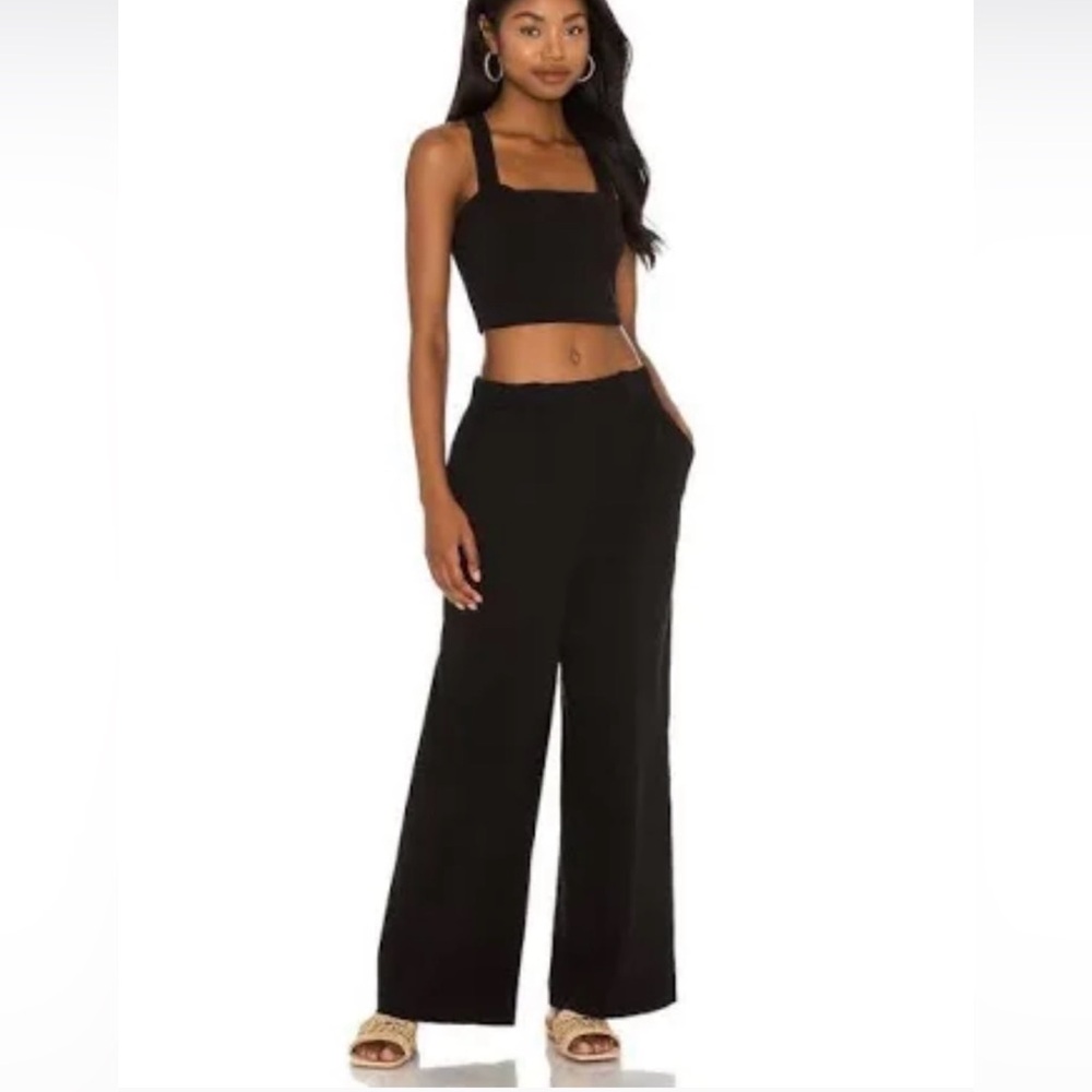 Free People SET Kerri Crop Top & Wide Leg Pants